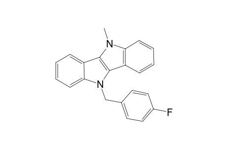 5-Methyl-10-(4-fluorobenzyl)-5,10-dihydroindolo[3,2-b]indole