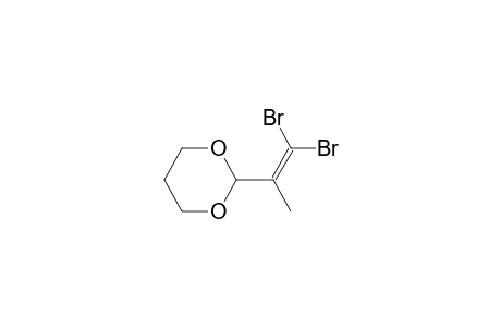 2-(1,1-Dibromo-1-propen-2-yl)-1,3-dioxane