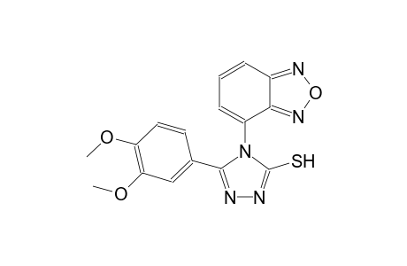 4H-1,2,4-triazole-3-thiol, 4-(2,1,3-benzoxadiazol-4-yl)-5-(3,4-dimethoxyphenyl)-
