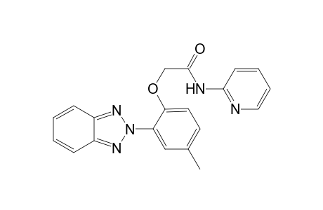 2-[2-(2-benzotriazolyl)-4-methylphenoxy]-N-(2-pyridinyl)acetamide