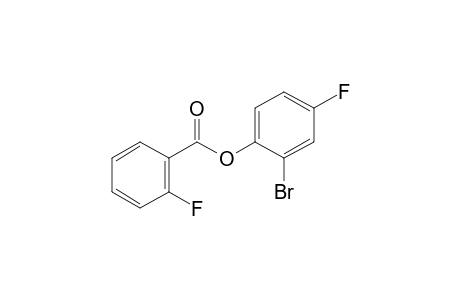 2-Fluorobenzoic acid, 2-bromo-4-fluorophenyl ester