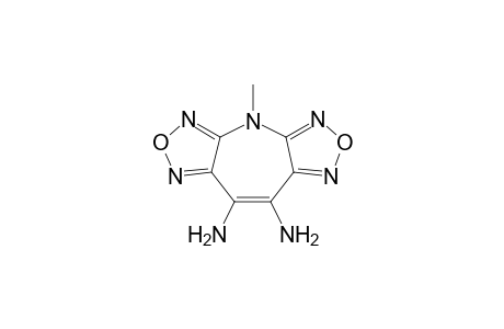 4-Methyl-4H-bis[1,2,5]oxadiazolo[3,4-b:3',4'-f]azepine-8,9-diamine