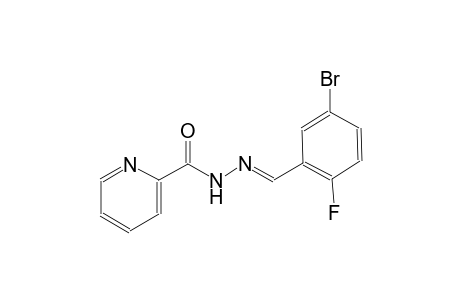 N'-[(E)-(5-bromo-2-fluorophenyl)methylidene]-2-pyridinecarbohydrazide