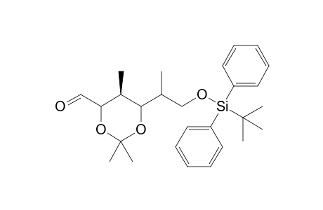 (S)-6-tert-Butyldiphenylsilyloxy-3,5-dimethyl-2,4-isopropylidenedioxyhexanal