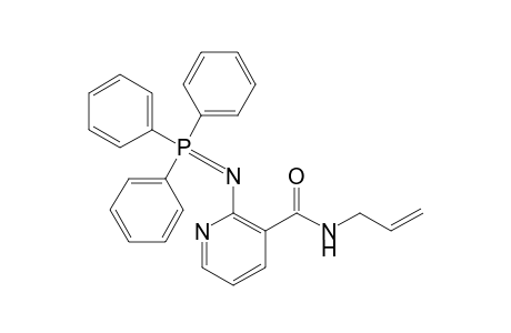 Allyl 2-(triphenylphosphoranylideneamino)nicotinamide