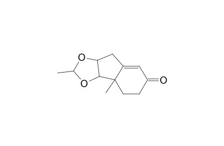 5H-Inden-5-one, 1-(acetyloxy)-1,2,3,6,7,7a-hexahydro-7a-methyl-, cis-