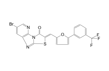 (2Z)-7-bromo-2-({5-[3-(trifluoromethyl)phenyl]-2-furyl}methylene)[1,3]thiazolo[2',3':2,3]imidazo[4,5-b]pyridin-3(2H)-one