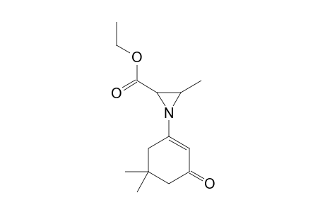 2-ETHOXYCARBONYL-3-METHYL-N-5',5'-DIMETHYL-CYCLOHEX-1-EN-3-ON-AZIRIDINE