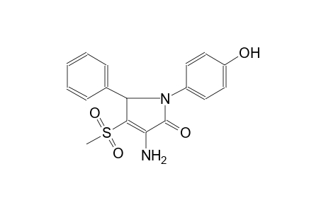 2H-pyrrol-2-one, 3-amino-1,5-dihydro-1-(4-hydroxyphenyl)-4-(methylsulfonyl)-5-phenyl-