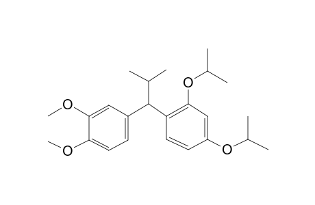 2-Methyl-1-(3,4-dimethoxyphenyl)-1-(2,4-diisopropoxy-phenyl)propane