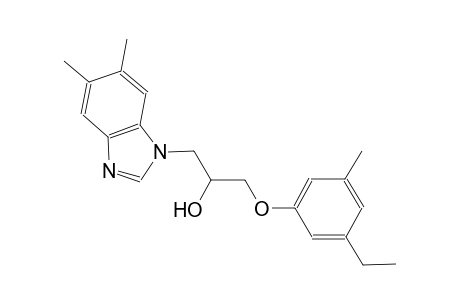 1H-benzimidazole-1-ethanol, alpha-[(3-ethyl-5-methylphenoxy)methyl]-5,6-dimethyl-