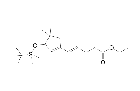 Ethyl 5-[3-(tert-Butyldimethylsiloxy)-4,4-dimethylcyclopentene-1-yl]-4-pentenoate