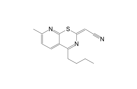 ethanenitrile, (4-butyl-7-methyl-2H-pyrido[3,2-e][1,3]thiazin-2-ylidene)-, (2E)-