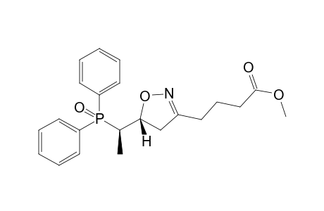 (1'R*,5R*)-5-(1'-Diphenylphosphinoylethyl)-3-methoxycarbonylpropyl-4,5-dihydroisoxazole