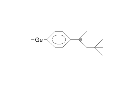 2-(4-Trimethylgermyl-phenyl)-4,4-dimethyl-pentan-2-ide anion