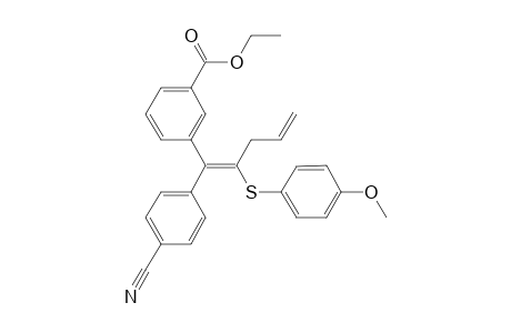 Ethyl 3-{(1Z)-1-(4-Cyanophenyl)-2-[(4-methoxyphenyl)thio]penta-1,4-dienyl}benzoate