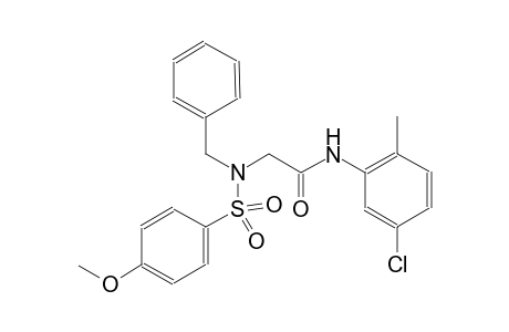 2-{benzyl[(4-methoxyphenyl)sulfonyl]amino}-N-(5-chloro-2-methylphenyl)acetamide