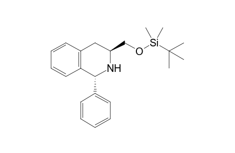 trans-(1S,3S)-3-[(tert-Butyldimethylsilyloxy)methyl]-1-phenyl-1,2,3,4-tetrahydroisoquinoline