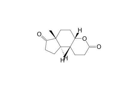 Cyclopenta[f][1]benzopyran-3,7-dione, decahydro-6a-methyl-, [4aS-(4a.alpha.,6a.alpha.,9a.beta.,9b.alpha.)]-
