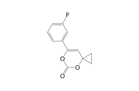 7-(3-Fluorophenyl)-4,6-dioxa-5-carbonyl-spiro[2,5]-7-octene