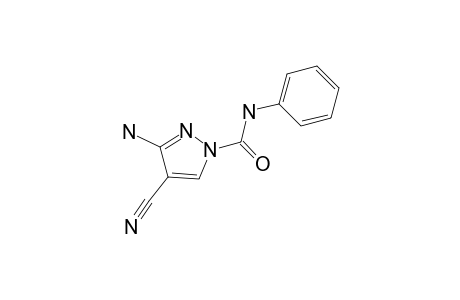 5-AMINO-4-CYANO-N-PHENYL-1-PYRAZOLE-CARBOXAMIDE
