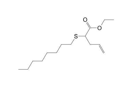 Ethyl 2-(octylthio)pent-4-enoate