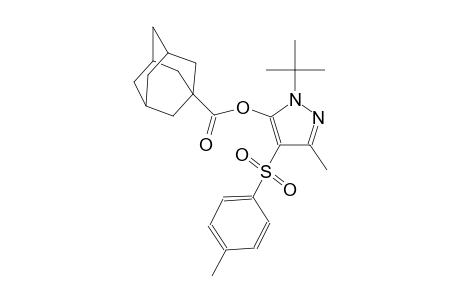 tricyclo[3.3.1.1~3,7~]decane-1-carboxylic acid, 1-(1,1-dimethylethyl)-3-methyl-4-[(4-methylphenyl)sulfonyl]-1H-pyrazol-5-yl ester