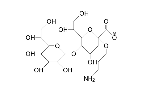 (3-Amino-propyl-3-deoxy-5-O-<L-glycero-A-D-manno-heptopyranosyl>-A-D-manno-octulopyranosid)onic acid, sodium salt