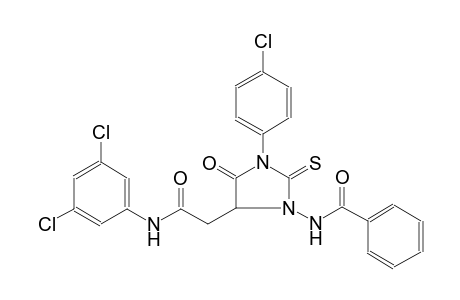 4-imidazolidineacetamide, 3-(benzoylamino)-1-(4-chlorophenyl)-N-(3,5-dichlorophenyl)-5-oxo-2-thioxo-
