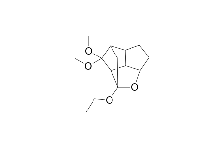 2,4-Methano-2H-pentaleno[1,6-bc]furan, 2-ethoxyoctahydro-3,3-dimethoxy-, (.+-.)-