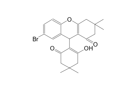 1H-xanthen-1-one, 7-bromo-2,3,4,9-tetrahydro-9-(2-hydroxy-4,4-dimethyl-6-oxo-1-cyclohexen-1-yl)-3,3-dimethyl-