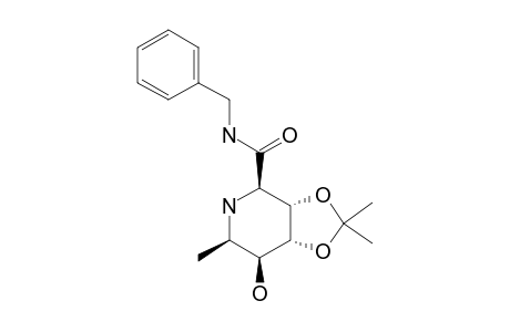 N-BENZYL-2,6,7-TRIDEOXY-2,6-IMINO-3,4-O-ISOPROPYLIDENE-D-GLYCERO-L-TALO-HEPTONAMIDE
