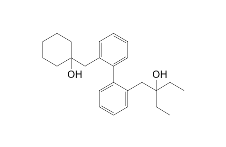 1-[2-[2-(2-ethyl-2-hydroxy-butyl)phenyl]benzyl]cyclohexanol