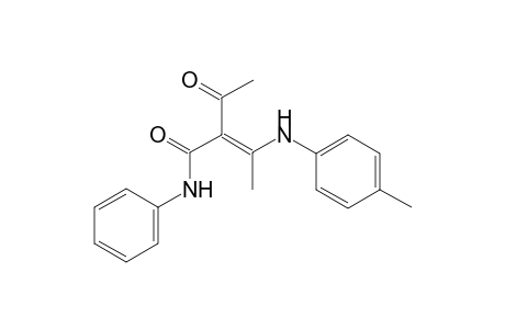 (E)-2-Acetyl-N1-phenyl-3-(4-toluidino)-2-butenamide