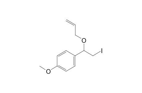 1-(1-(Allyloxy)-2-iodoethyl)-4-methoxybenzene
