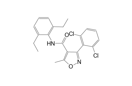 3-(2,6-dichlorophenyl)-N-(2,6-diethylphenyl)-5-methyl-4-isoxazolecarboxamide
