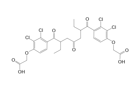 2,2'-{(2",6"-Diethyl-1",4",7"-trioxo-1",7"-heptanediyl-bis[2"',3''-dichloro-4'",1"'-phenyleneoxy}-bis(acetic acid)
