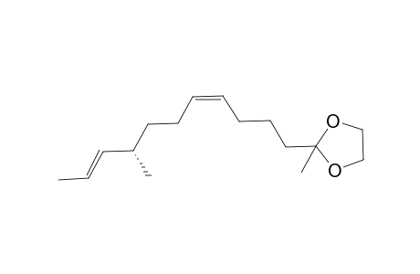 2-Methyl-(8'-methylundeca-4',9'-dienyl)-1,3-dioxolane