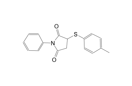 2,5-pyrrolidinedione, 3-[(4-methylphenyl)thio]-1-phenyl-