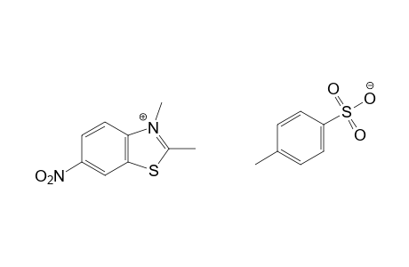 2,3-dimethyl-6-nitrobanzothiazolium p-toluenesulfonate
