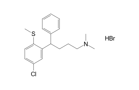 4-[5-chloro-2-(methylthio)phenyl]-n,n-dimethyl-4-phenylbutylamine, hydrobromide