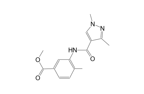 methyl 3-{[(1,3-dimethyl-1H-pyrazol-4-yl)carbonyl]amino}-4-methylbenzoate