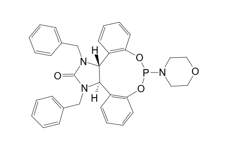(3aR,14bR)-1,3-dibenzyl-9-morpholino-1,3,3a,14b-tetrahydro-2H-dibenzo[4,5:8,9][1,3,2]dioxaphosphonino[6,7-d]imidazol-2-one
