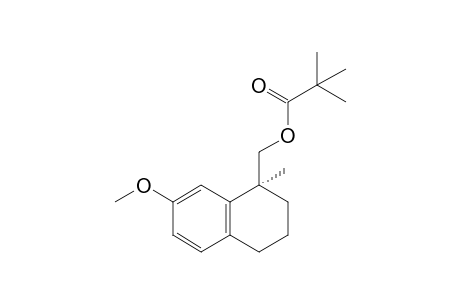 (S)-(-)-1-Pivaloyloxymethyl-1-methyl-7-methoxy-1,2,3,4-tetrahydronaphthalene