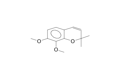 2H-1-Benzopyran, 7,8-dimethoxy-2,2-dimethyl-