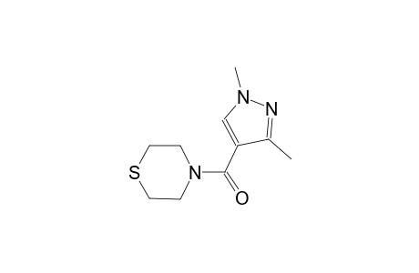 4-[(1,3-dimethyl-1H-pyrazol-4-yl)carbonyl]thiomorpholine