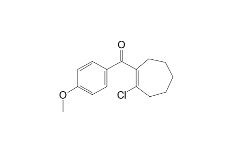 (2-chlorocyclohept-1-enyl)(4-methoxyphenyl)methanone