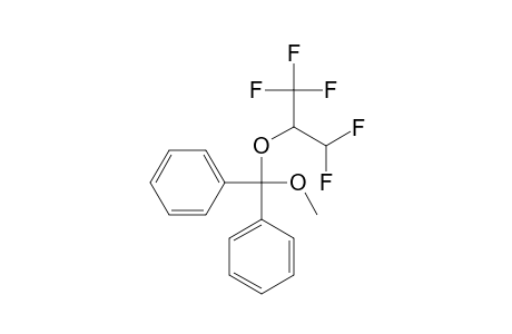 Benzene, 1,1'-[[1-(difluoromethyl)-2,2,2-trifluoroethoxy]methoxymethylene]bis-