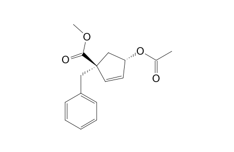 METHYL-(1S,4S)-4-ACETOXY-1-BENZYL-2-CYCLOPENTENECARBOXYLATE
