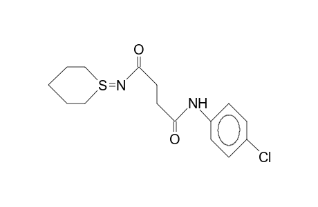 N-(3'-[N-4-Chlorophenyl]-carboxamido-propionyl)-thiane-1-imide